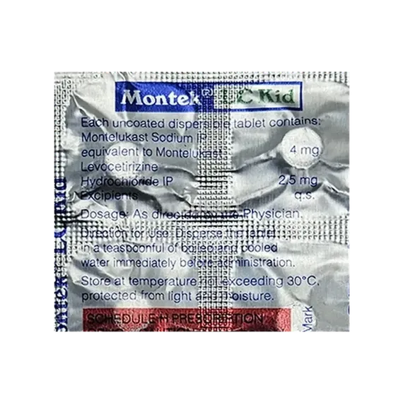 montek lc kid tablet 10's